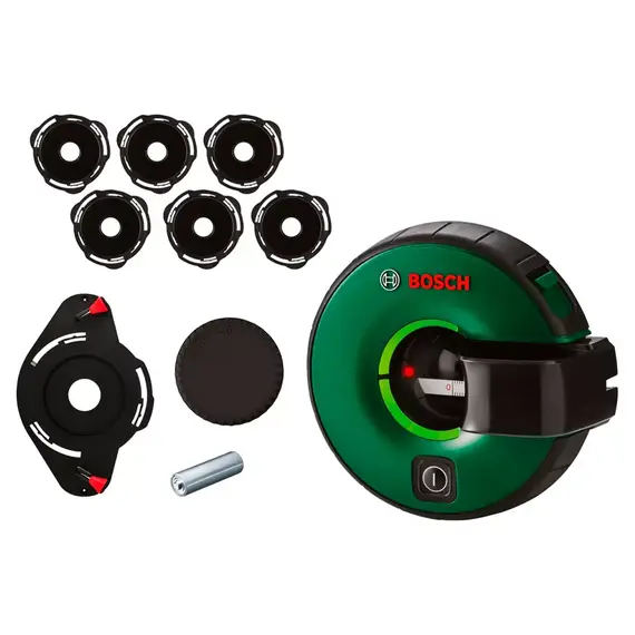 Set nivela laser cu linii Bosch Atino, 650nm, 1.7m (0603663A01)