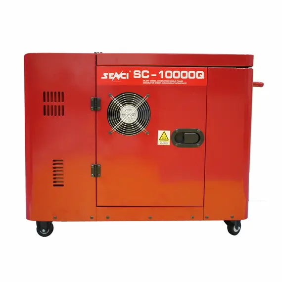 Generator de curent insonorizat SENCI SC10000Q cu automatizare ATS, Putere maxima 8 kW, 230V, AVR (SC1009324)