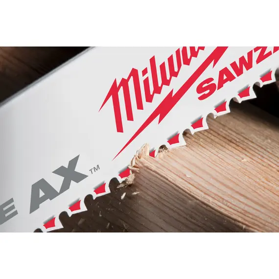 Set 5 panze fierastrau sabie pentru demolari Milwaukee Heavy Duty AX 300 mm x 5 TPI (48475027)