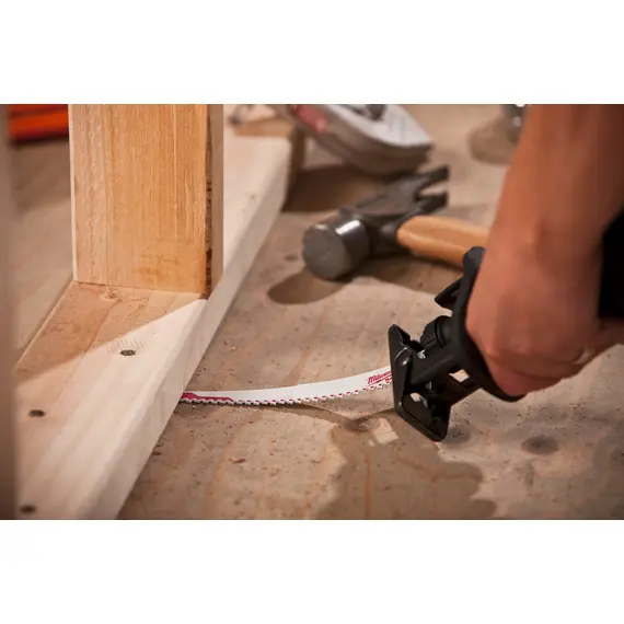 Set 5 panze fierastrau sabie pentru demolari Milwaukee Heavy Duty AX 300 mm x 5 TPI (48475027)
