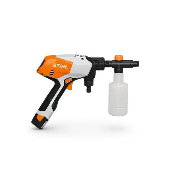 Set aparat de spalat cu presiune STIHL RCA 20 cu 2 acumulatori AS 2 si incarcator AL 1