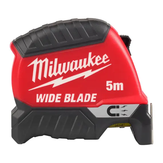 Ruleta magnetica Milwaukee Wide Blade, Generatia II, Lungime 5 m (4932499207)