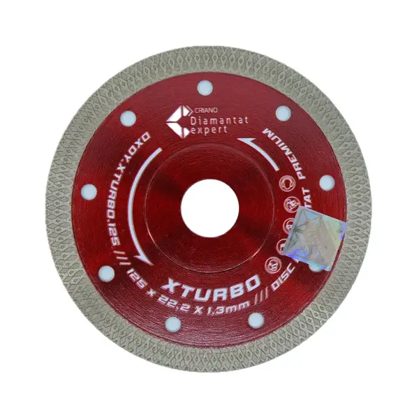 Disc diamantat portelan si gresire dura DiamantatExpert 125 x 22.2 x 1.3 mm (DXDY.XTURBO.125)