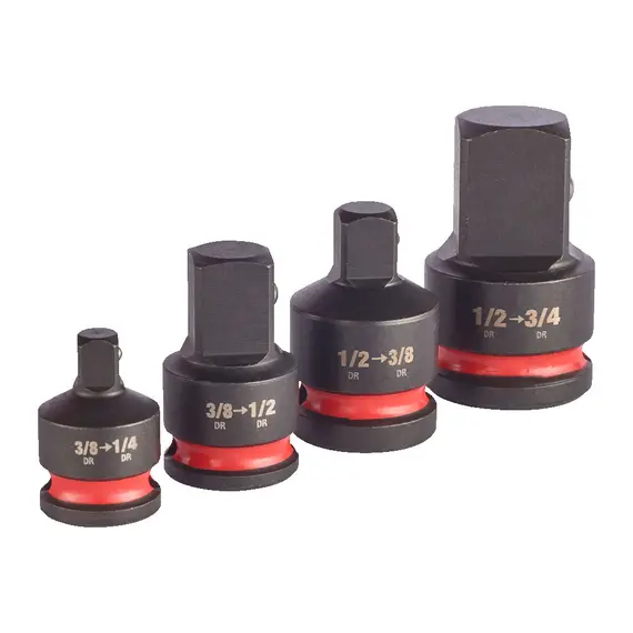 Set 4 adaptoare de impact Milwaukee Shockwave (4932480356)