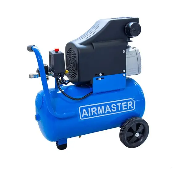 Compresor de aer Airmaster AIR2SHU824, 1500 W, 8 bar, 206 l/min, Butelie 24 litri