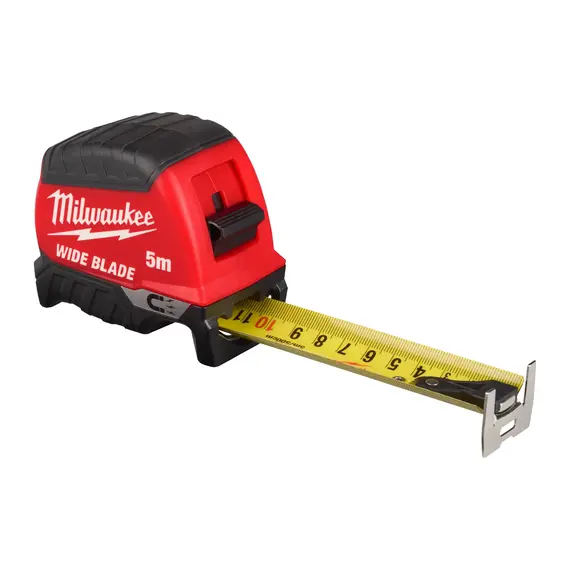 Ruleta magnetica Milwaukee Wide Blade, Generatia II, Lungime 5 m (4932499207)
