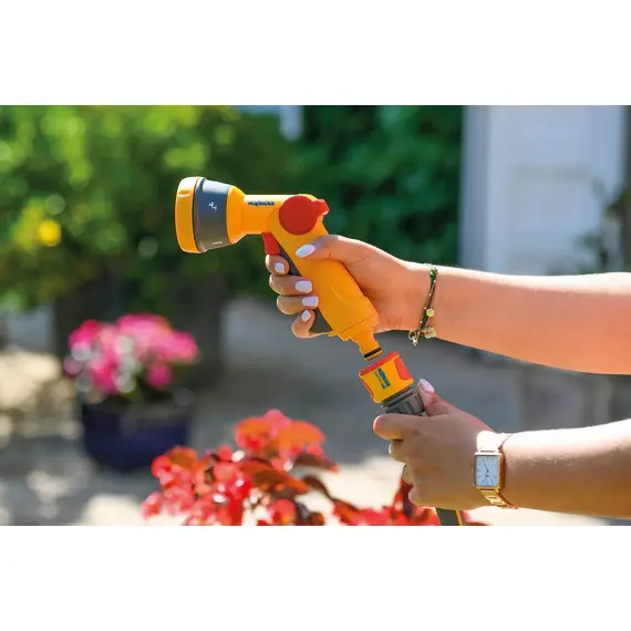 Pistol de stropit Hozelock Multi Spray Gun, 5 tipuri de jet, Plastic (2669)