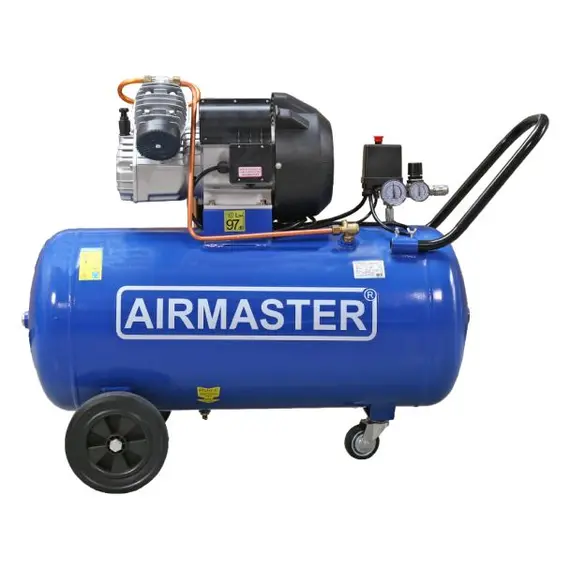 Compresor de aer Airmaster AIR10010NV-3, 2.2 kW, 10 bar, 336 l/min, Butelie 100 litri
