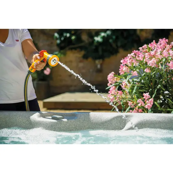 Pistol de stropit Hozelock Multi Spray Gun, 5 tipuri de jet, Plastic (2669)