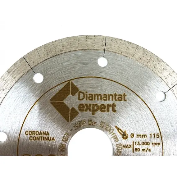 Disc diamantat portelan si ceramica dura DiamantatExpert 125 x 22.2 x 1.4 mm (DXWD.QNBT.125)
