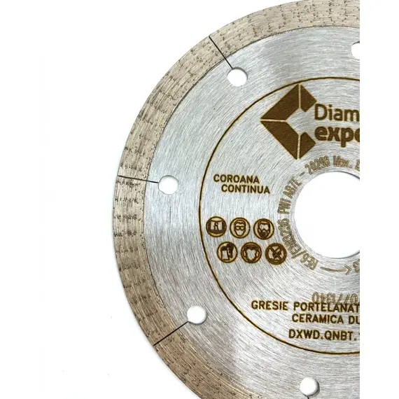 Disc diamantat portelan si ceramica dura DiamantatExpert 125 x 22.2 x 1.4 mm (DXWD.QNBT.125)
