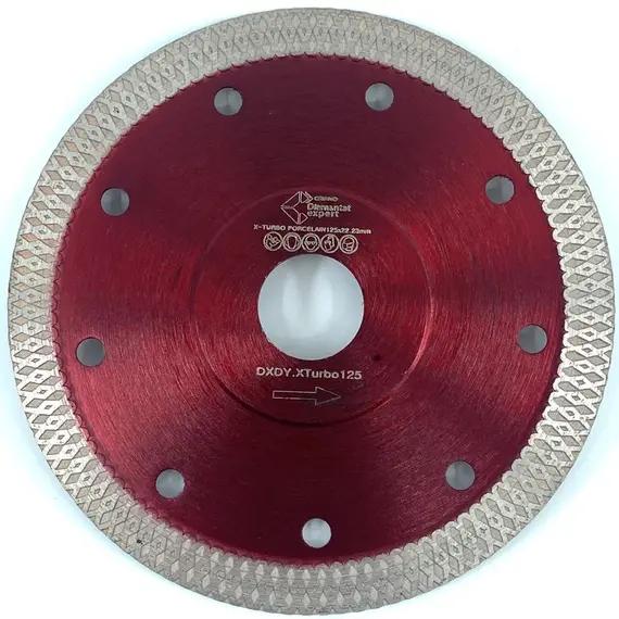 Disc diamantat portelan si gresire dura DiamantatExpert 125 x 22.2 x 1.3 mm (DXDY.XTURBO.125)