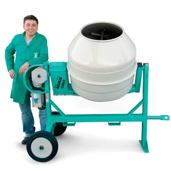 Betoniera IMER Syntesi 350, Capacitate 345 L, Motor 230 V, 1.4 kW, Diametru cuva 823 mm