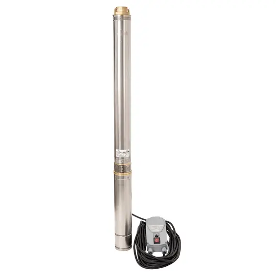 Pompa submersibila centrifugala multietajata Wasserkonig SI11094/3.5, Diametru 3.5", Putere 1800 W, Debit 5640 l/h, Inaltime refulare 110 m