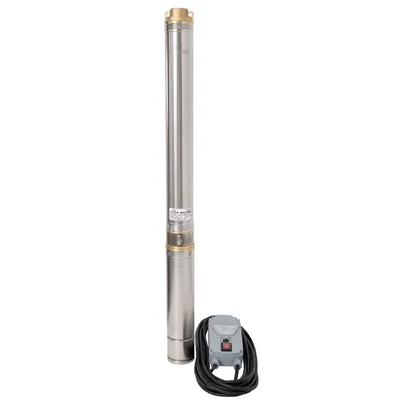 Pompa submersibila centrifugala multietajata Wasserkonig SI10094/3.5, Diametru 3.5", Putere 1500 W, Debit 5640 l/h, Inaltime refulare 100 m
