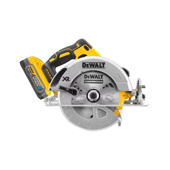 Set fierastrau circular DeWalt DCS570H2T-QW cu 2 acumulatori 5 Ah si incarcator