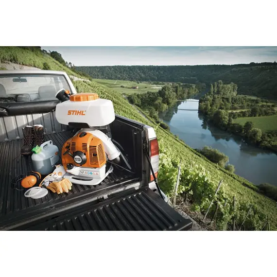 PACHET Atomizor STIHL SR 430 + Ulei amestec HP Ultra 1 L, 3.9 CP, Rezervor 14 L