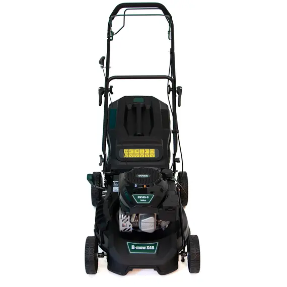 Masina de tuns gazon pe benzina BRONTO B-MOW 46S, Latime de taiere 46 cm, Motor RV145-S