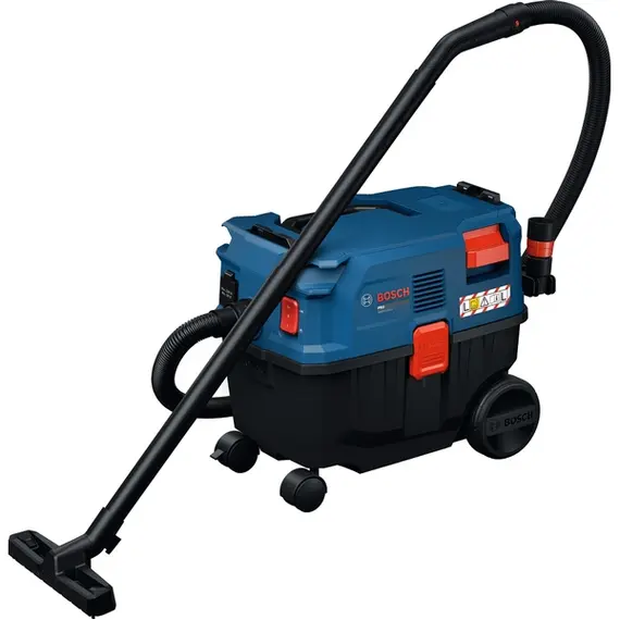 Aspirator industrial BOSCH GAS 12-25 LS, 1200 W, Accesorii incluse (06019S3100)