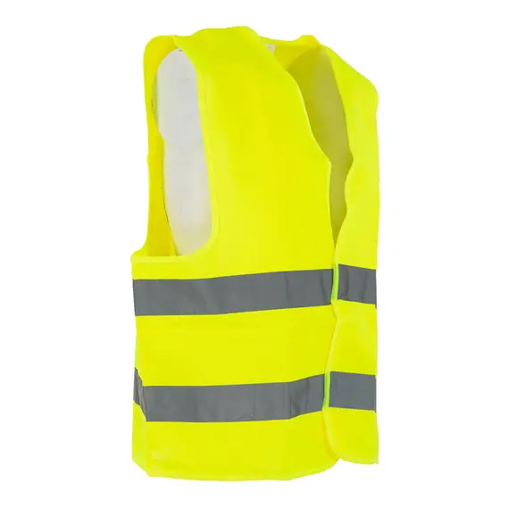 Vesta reflectorizanta de protectie Renania 386B, Poliester, Galben Fluo