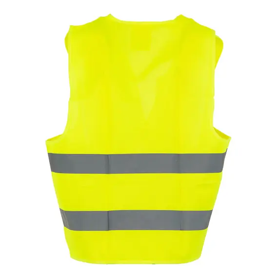 Vesta reflectorizanta de protectie Renania 386B, Poliester, Galben Fluo