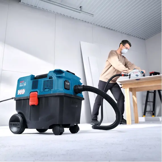Aspirator industrial BOSCH GAS 12-25 LS, 1200 W, Accesorii incluse (06019S3100)