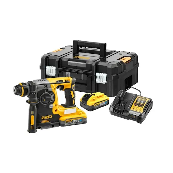 Set ciocan rotopercutor DeWalt DCH273H2T-QW cu 2 acumulatori 5 Ah si incarcator