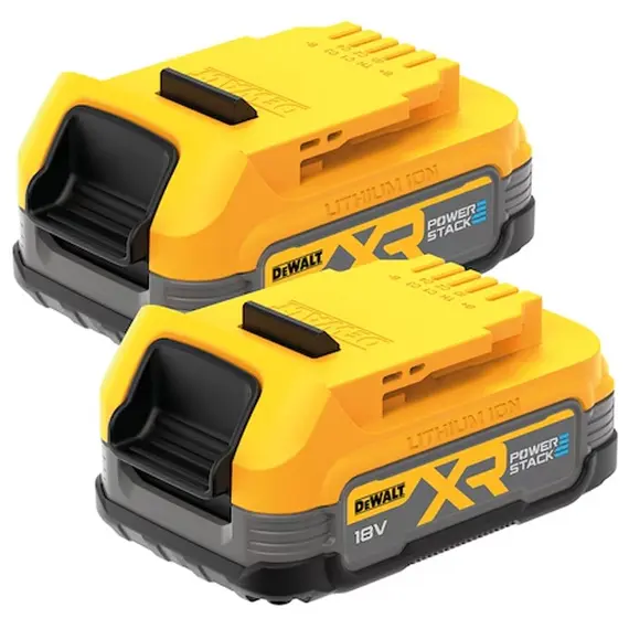Set 2 acumulatori DeWalt DCBP034E2-XJ, POWERSTACK XR, Li-Ion, 1.7 Ah, 18 V