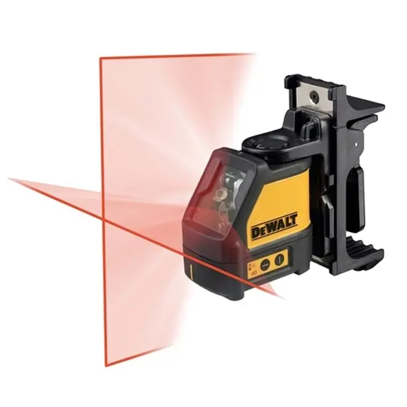Nivela laser rosu cu linii DeWalt DW088K-XJ, Raza de lucru 10 - 50 m, IP54, Suport perete