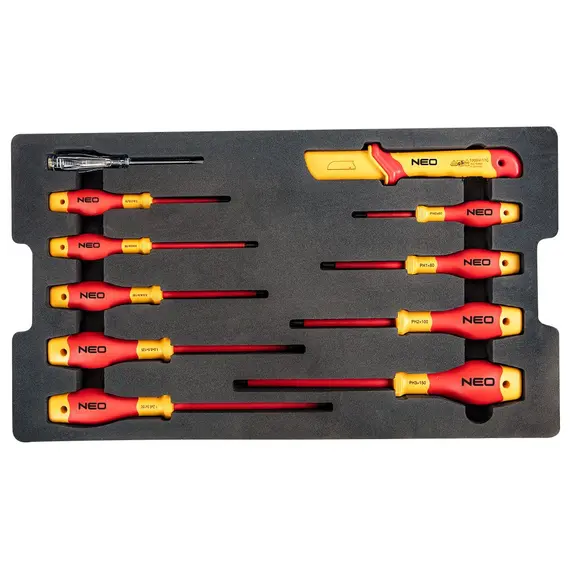 Trusa scule electrician cu 52 piese NEO Tools 01-311, 1000V, IP67