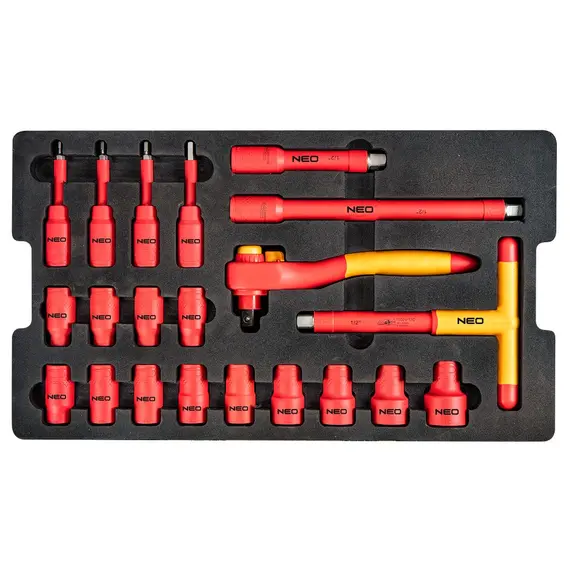 Trusa scule electrician cu 52 piese NEO Tools 01-311, 1000V, IP67