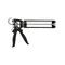 Pistol profesional pentru silicon Soudal, Metal, Negru (106617)