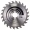 Disc circular pentru lemn BOSCH Optiline Wood, 165 x 30 x 2.6 mm, 24T (2608640602)
