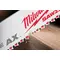 Set 5 panze fierastrau sabie pentru demolari Milwaukee Heavy Duty AX 300 mm x 5 TPI (48475027)