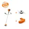 PACHET Motocoasa STIHL FS 70 C-E + Cap cu fir AutoCut 27-2 + Aparatoare, 1.2 CP, 5.4 Kg