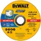 Set 100 discuri abrazive pentru taiere inox DeWalt DT20540-QZ 125 x 1 x 22.23 mm