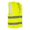 Vesta reflectorizanta de protectie Renania 386B, Poliester, Galben Fluo