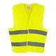 Vesta reflectorizanta de protectie Renania 386B, Poliester, Galben Fluo